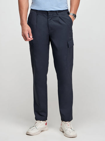 Relaxed Fit Pleated Cargo Trouser