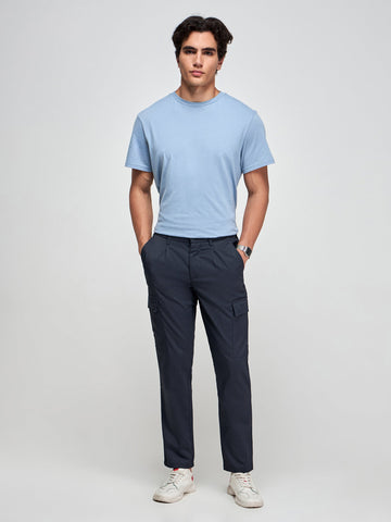 Relaxed Fit Pleated Cargo Trouser