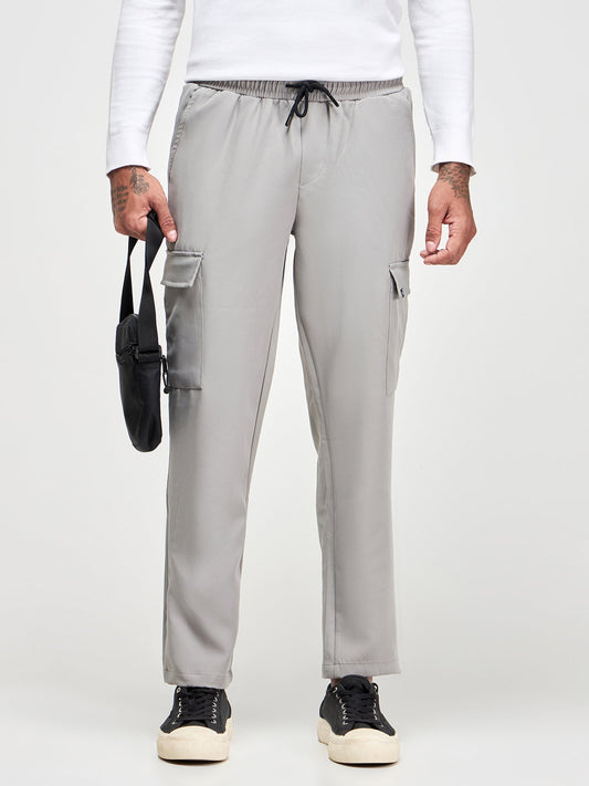 Relaxed Fit Pull-On Cargo Trouser