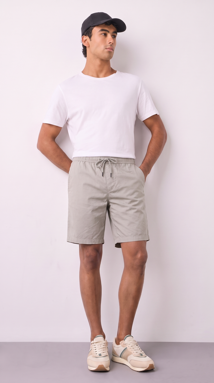 Regular Fit Stretch Shorts