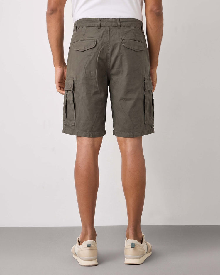 Olive Cargo Shorts