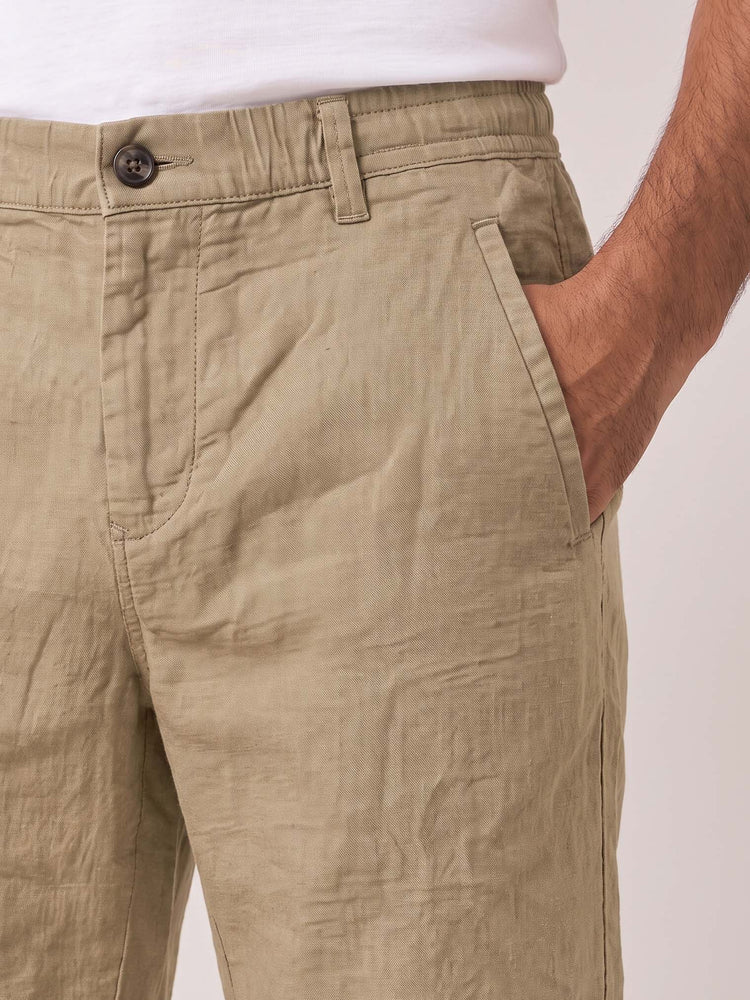 Khakhi Cotton Shorts
