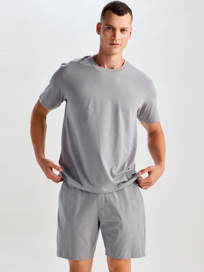 Grey Pure Cotton Co-Ords