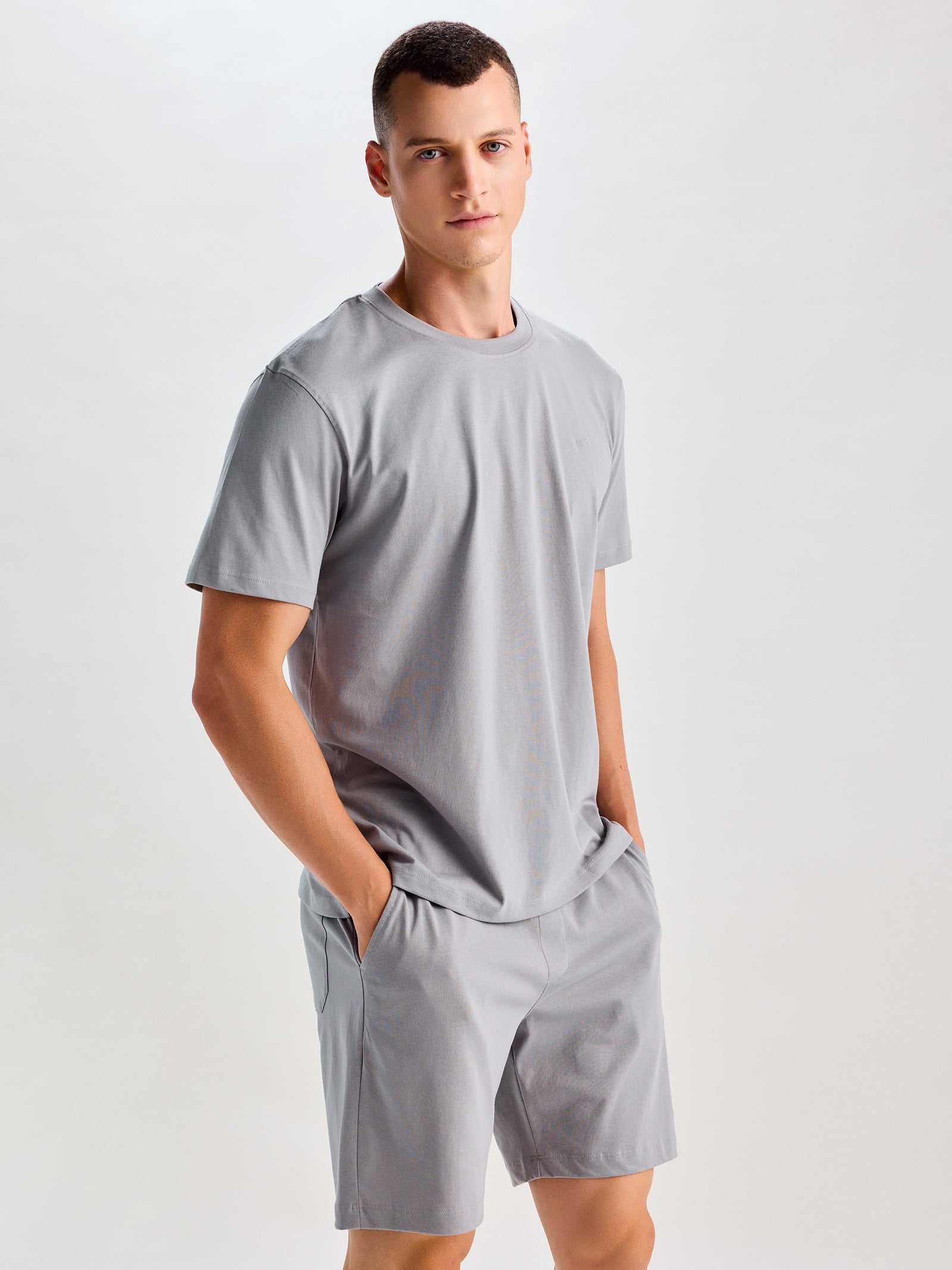 Grey Pure Cotton Co-Ords