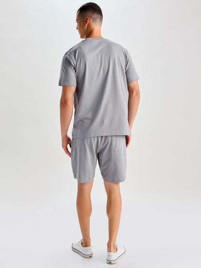 Grey Pure Cotton Co-Ords