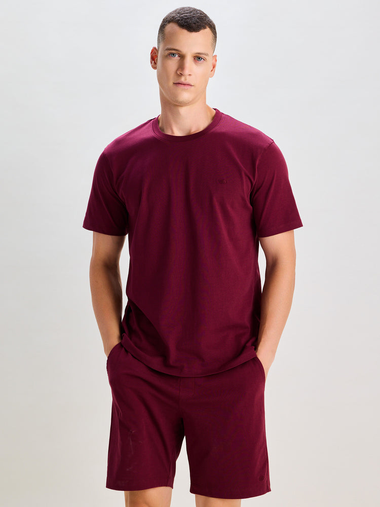 Maroon Pure Cotton Co-Ords