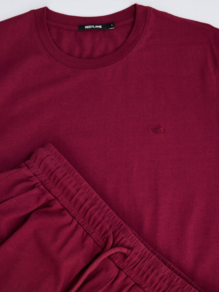 Maroon Pure Cotton Co-Ords