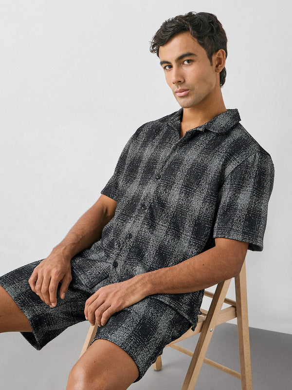Boucle Checked Co-Ord Set