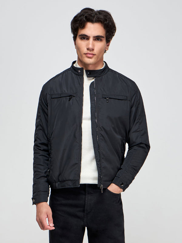 Zipped Biker Jacket