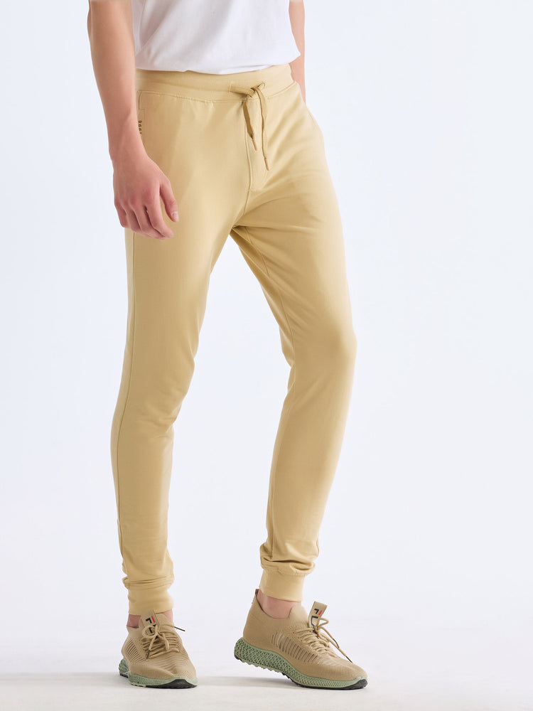 Cream  Plain  Joggers