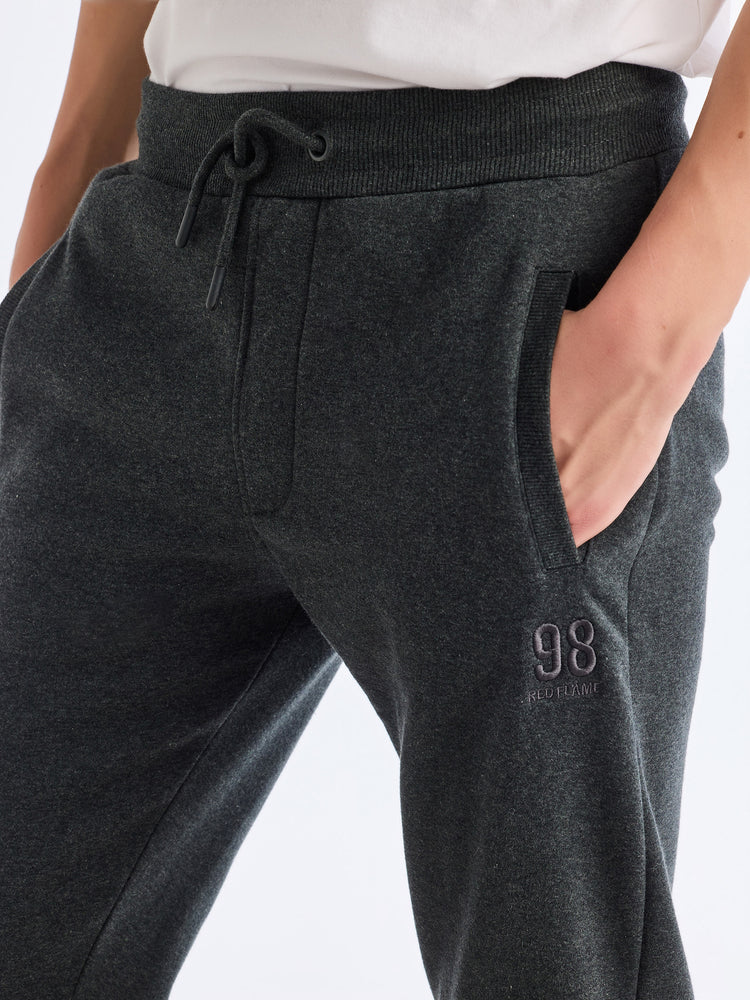 Grey Regular Fit Track Pant