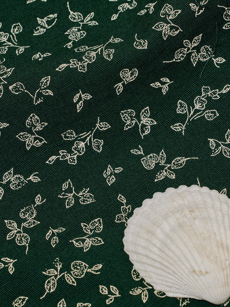 Green  Printed  Kurta