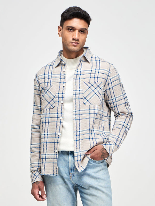 Checked Over Shirt