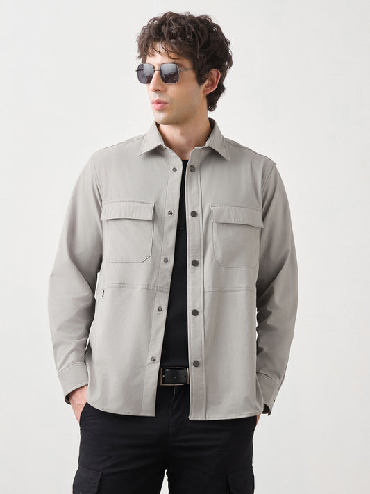 Utility Nylon Overshirt