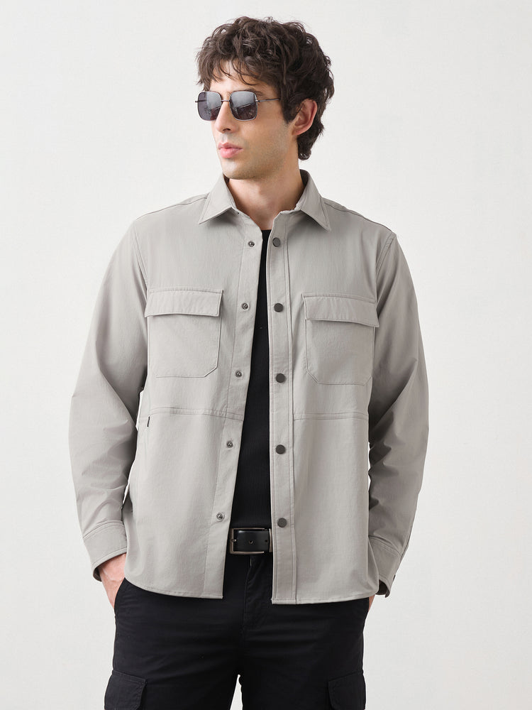 Utility Nylon Overshirt