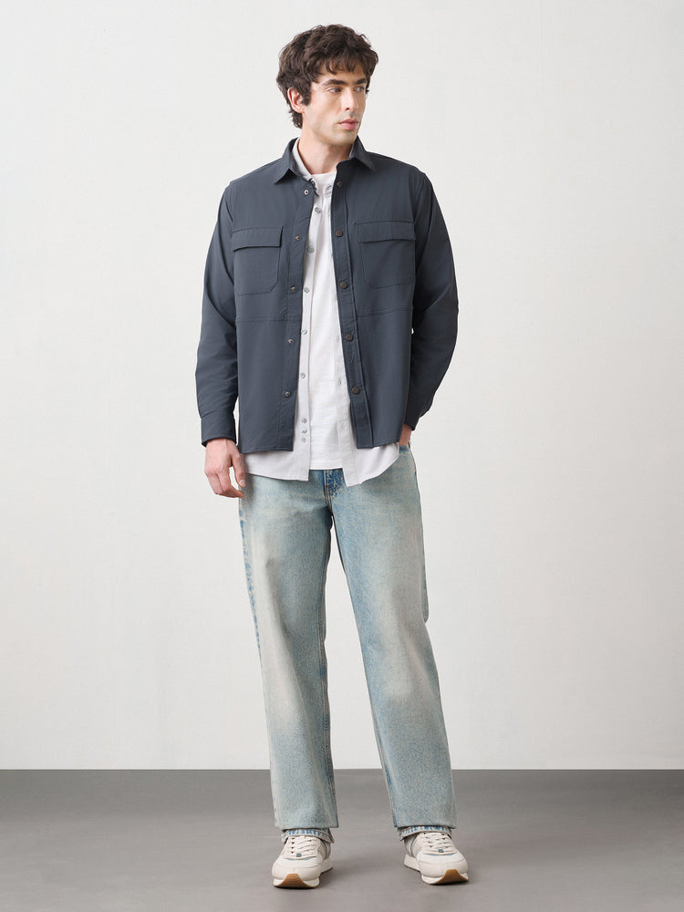 Utility Nylon Overshirt