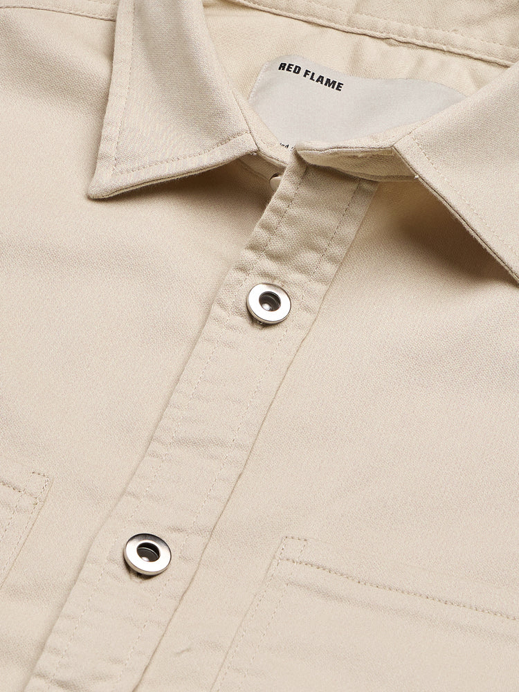 Double Pocket Cotton Stretch Overshirt