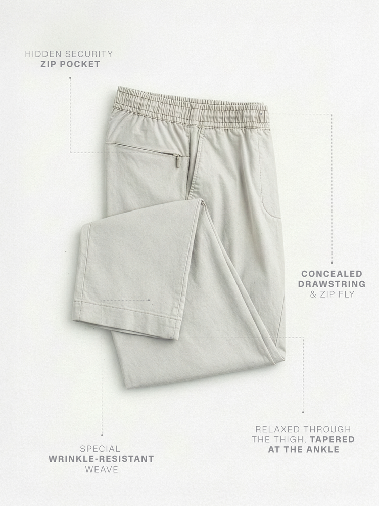 Relaxed Fit Travel Pant