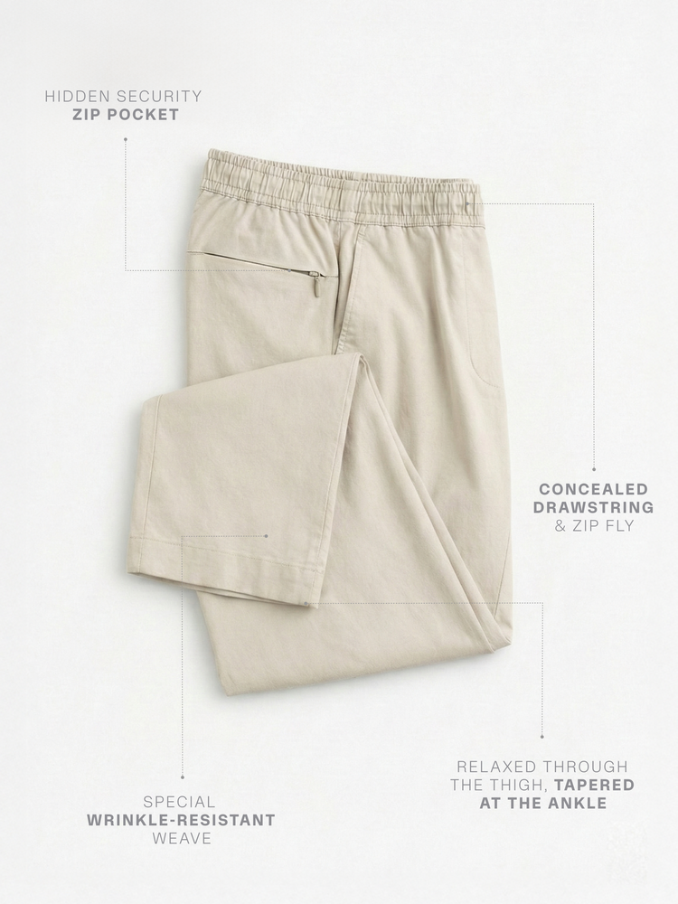 Relaxed Fit Travel Trouser