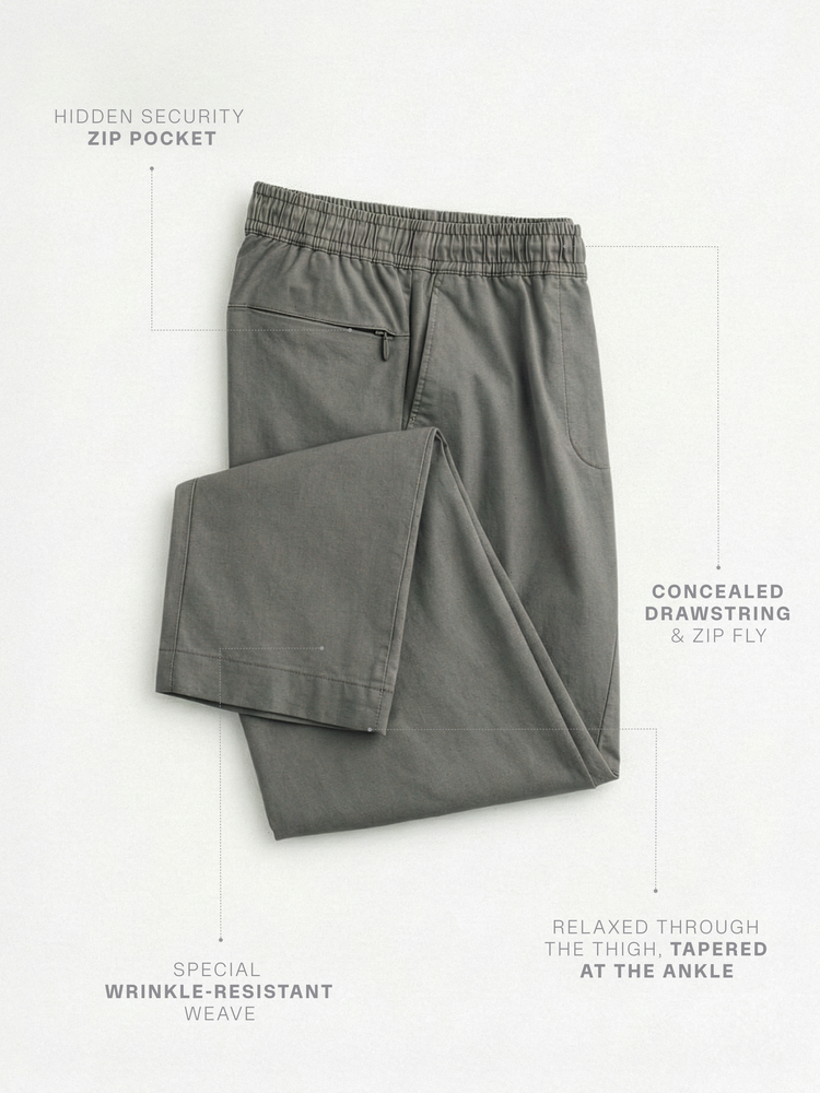 Relaxed Fit Travel Trouser