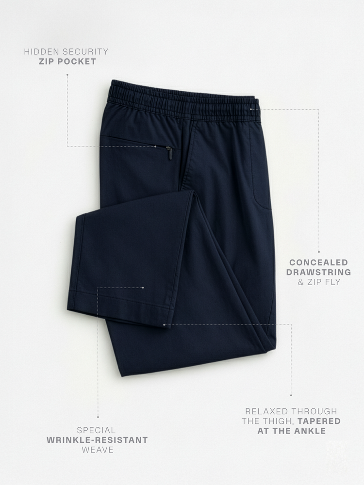 Relaxed Fit Travel Trouser