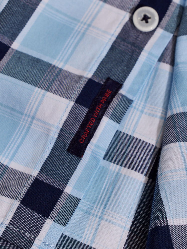 Blue  Checked  Shirt