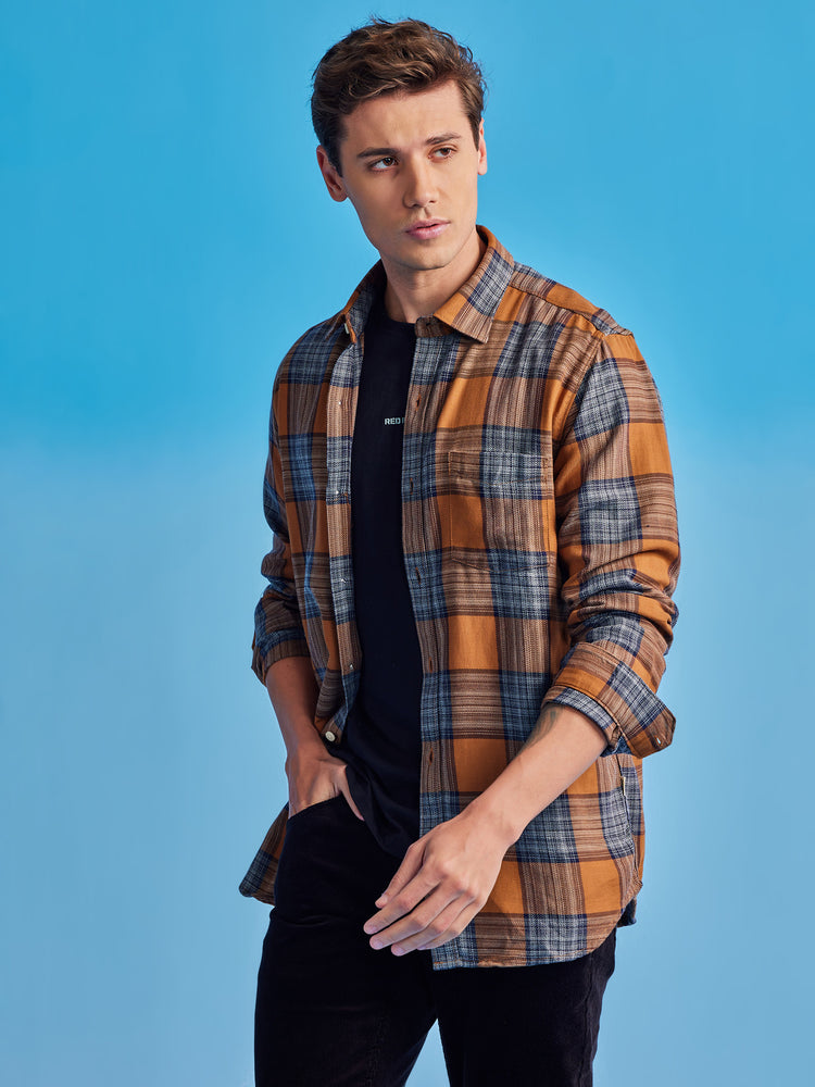 Multi Checked  Shirt