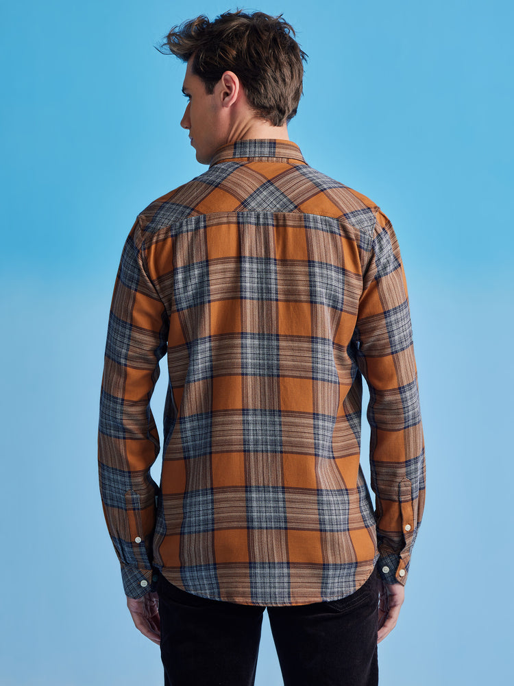 Multi Checked  Shirt