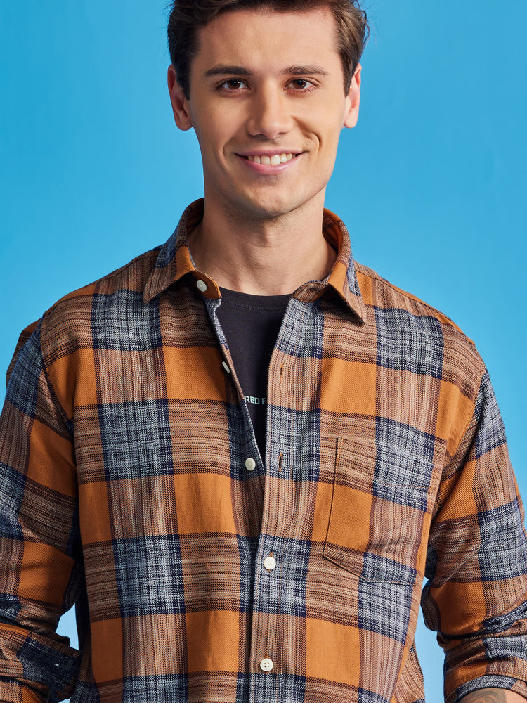 Multi Checked  Shirt
