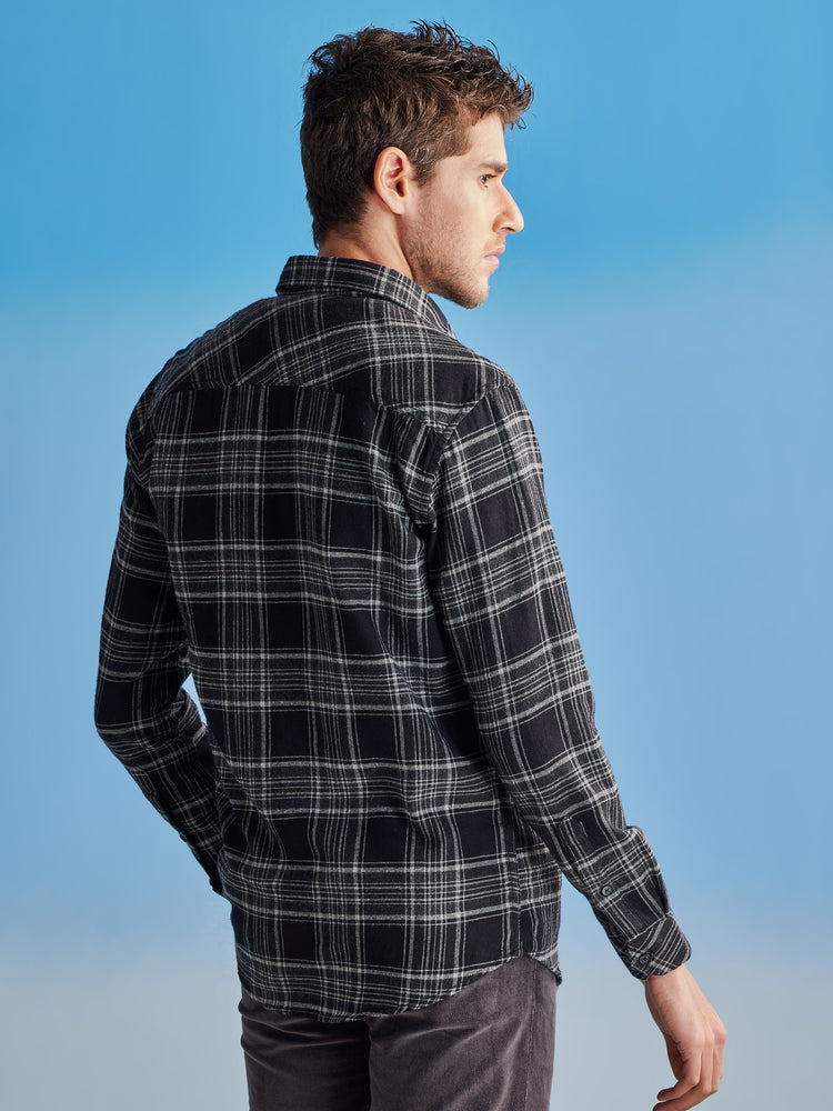 Black  Checked  Shirt