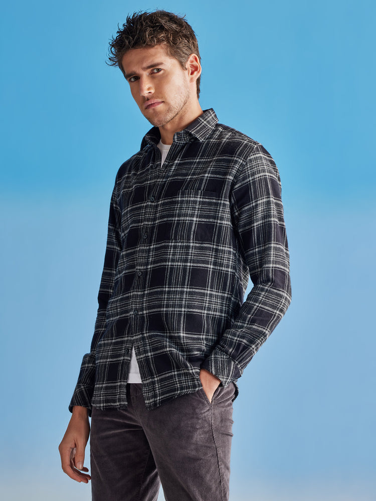 Black  Checked  Shirt