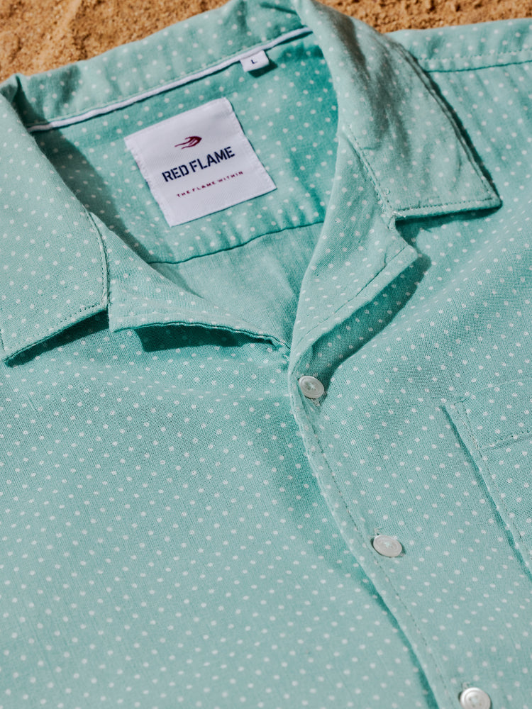 Green  Printed  Shirt