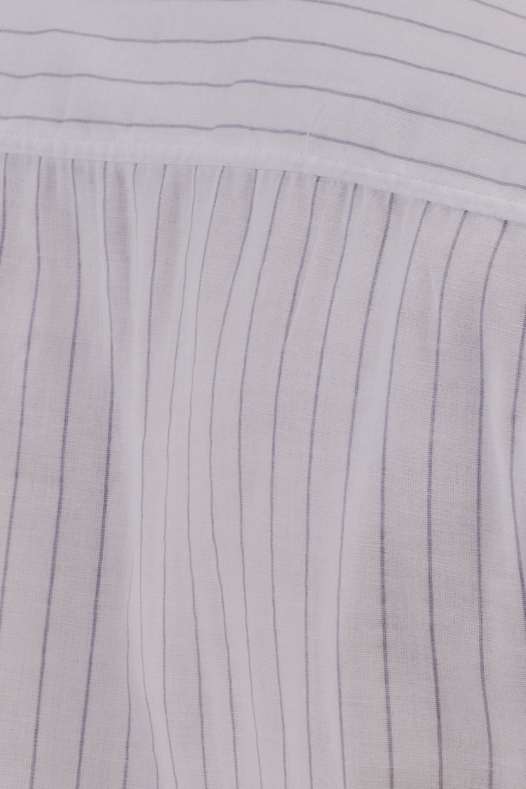 White  Striped  Shirt
