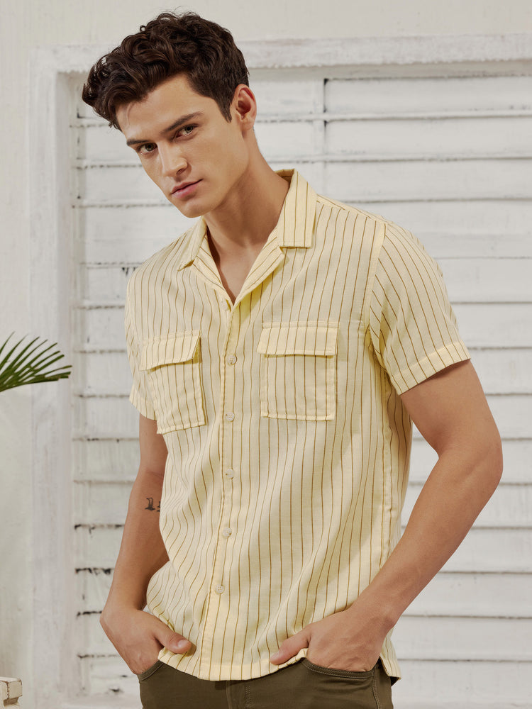 Yellow  Striped  Shirt