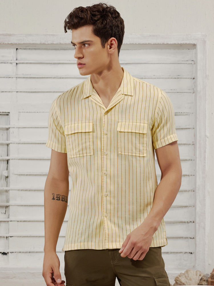 Yellow  Striped  Shirt