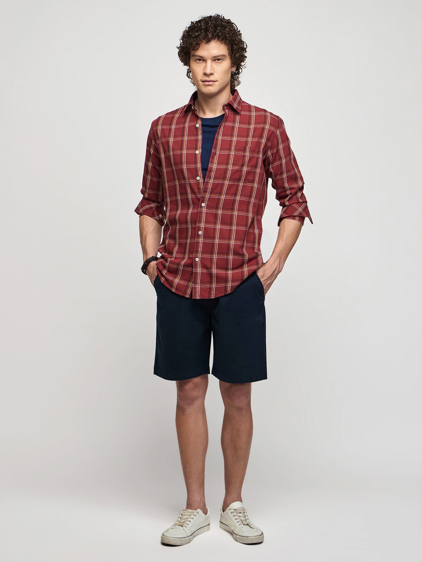 Checked Pure Cotton Shirt