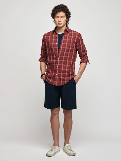 Checked Pure Cotton Shirt
