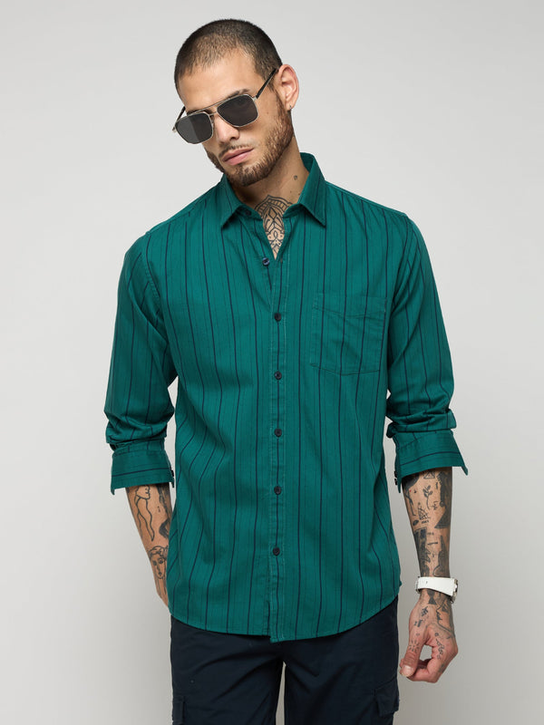 Striped Pure Cotton Shirt