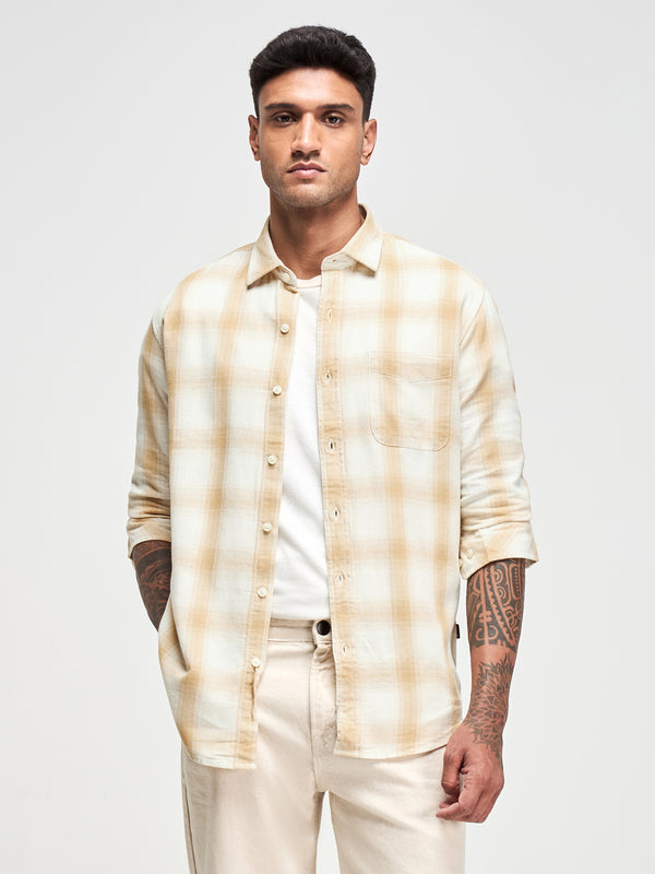 Checked Textured Shirt