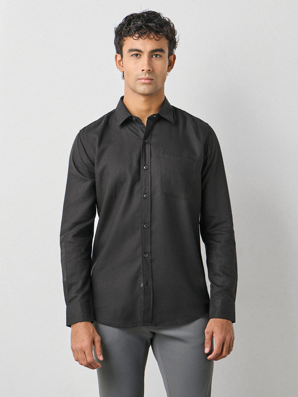 Regular Fit Linen Tencel Shirt