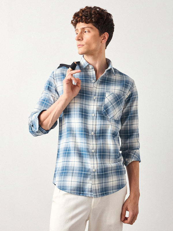 Checked Textured Shirt
