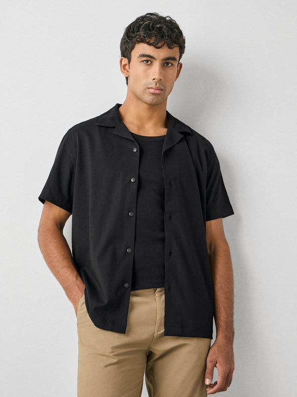 Relaxed Fit Textured Shirt