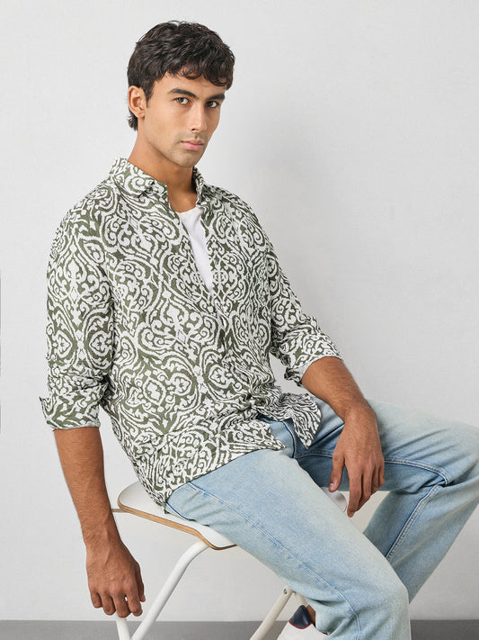 Abstract Printed Shirt