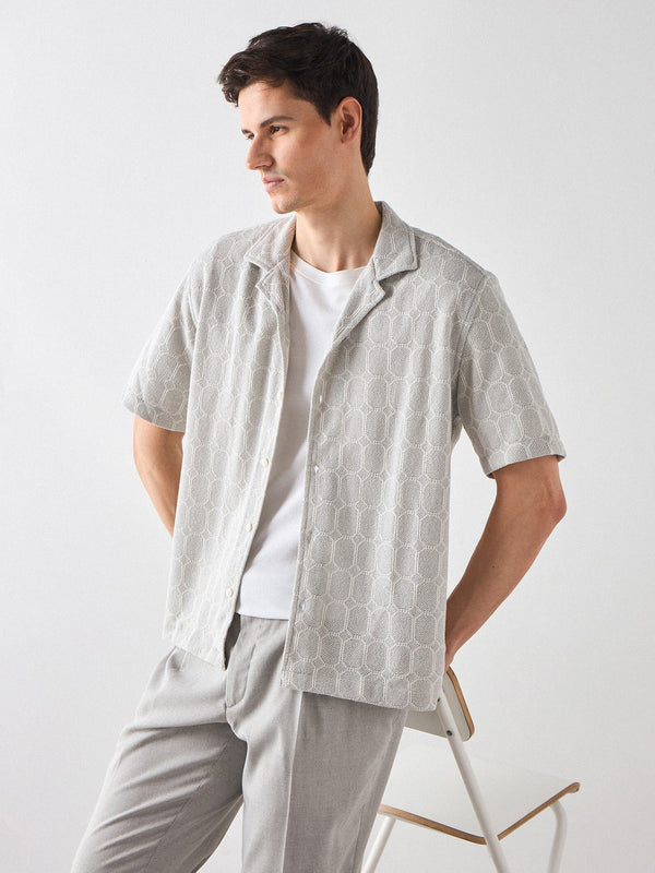 Boxy Fit Knit Shirt