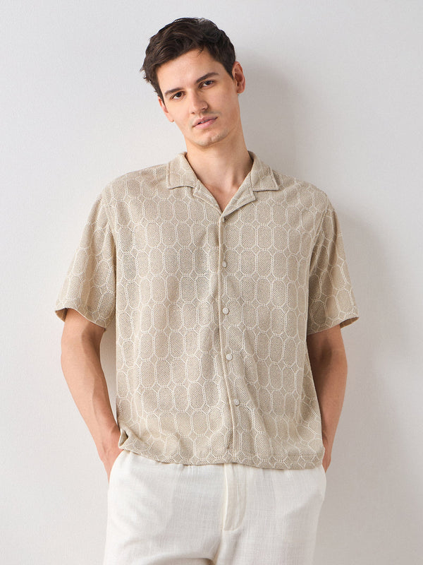 Boxy Fit Knit Shirt