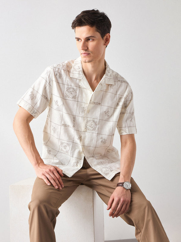 Relaxed Fit Floral Print Shirt
