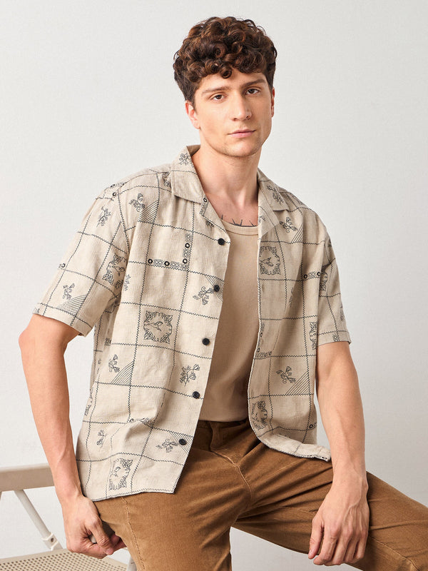 Relaxed Fit Floral Print Shirt