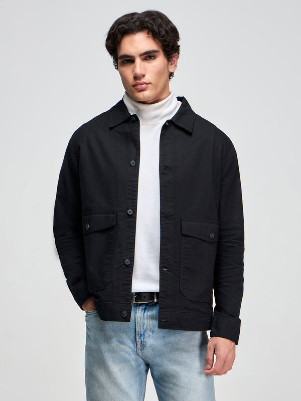 Slub Cotton Shacket