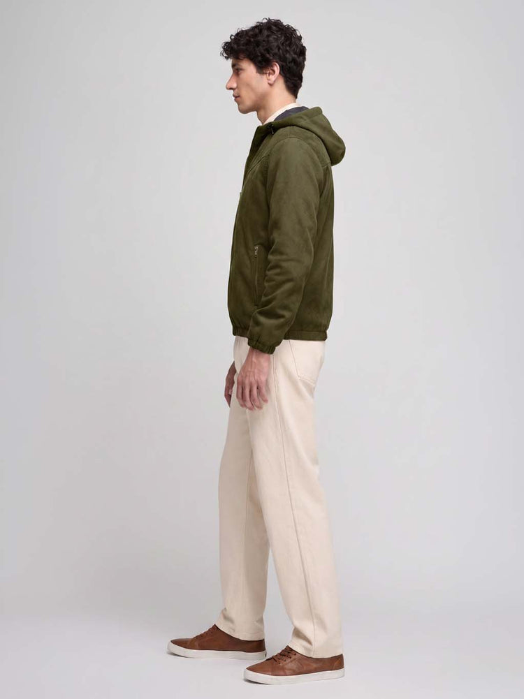 Corduroy Hooded Shacket