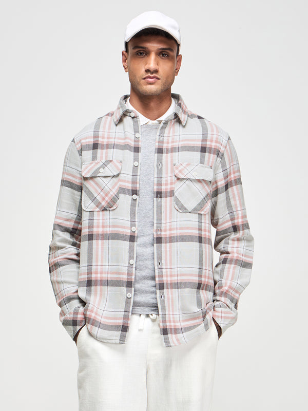 Checked Over Shirt